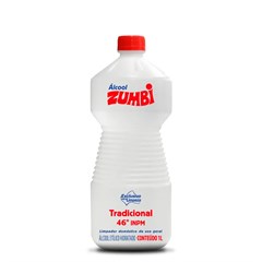 Álcool Zumbi 46°INPM - Tradicional - 1 L