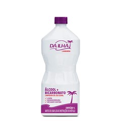 Álcool com Bicarbonato Da Ilha Lavanda 1 Litro
