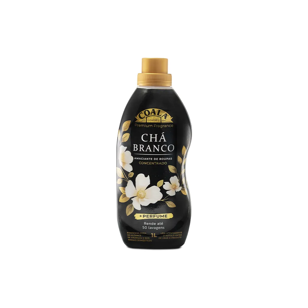 AMACIANTE DE ROUPAS CONCENTRADO CHA BRANCO COALA LAUNDRY 12 X 1 L
