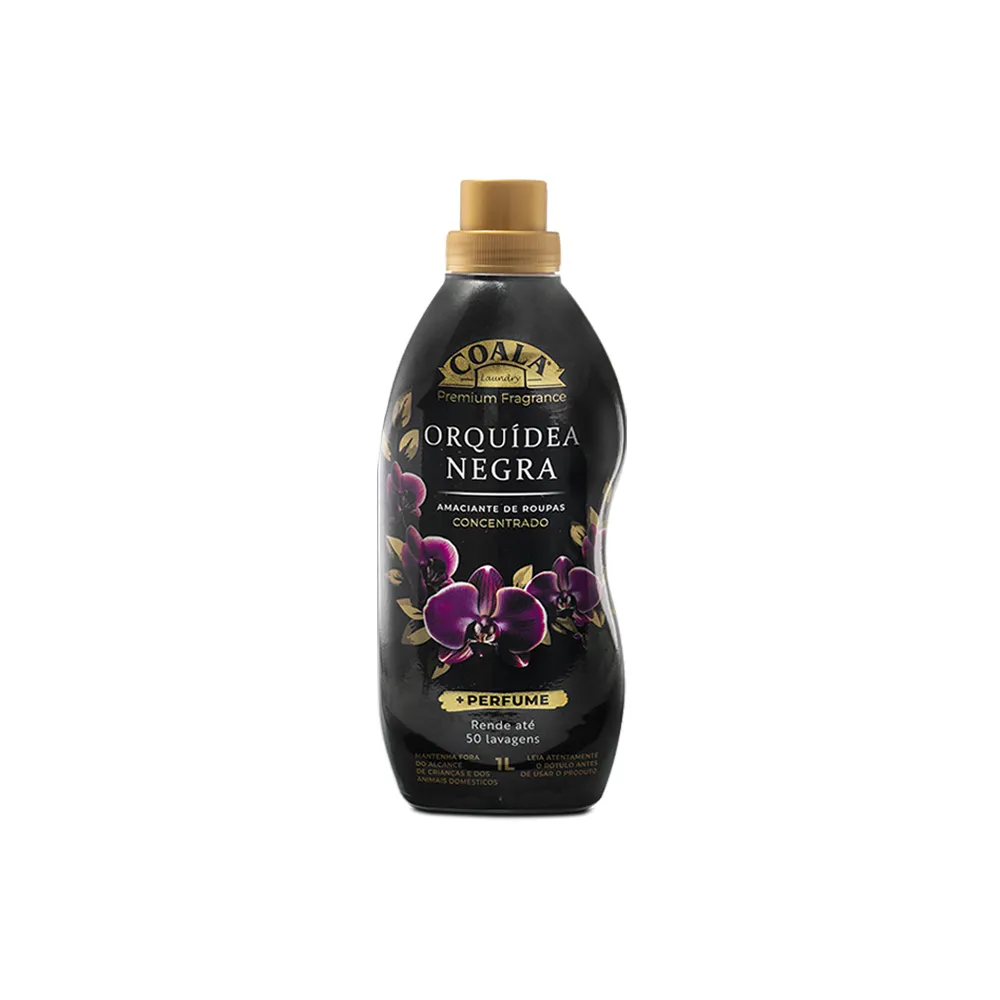 AMACIANTE DE ROUPAS CONCENTRADO ORQUIDEA NEGRA COALA LAUNDRY 12 X 1 L