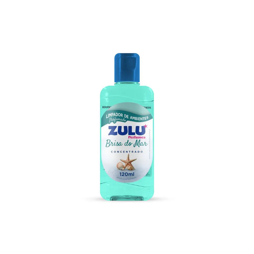 ZULU PERFUMES LIMPADOR CONCENTRADO BRISA DO MAR 120ML