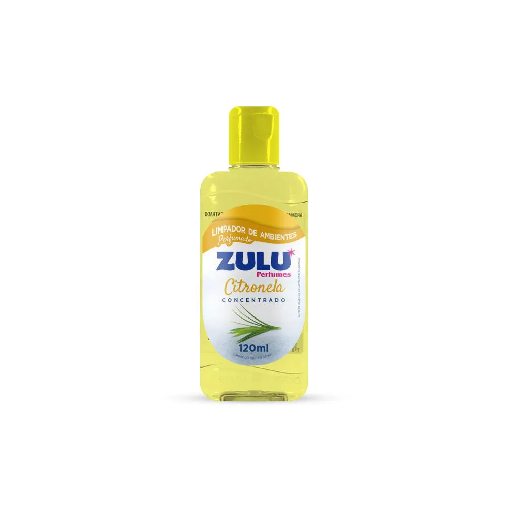 ZULU PERFUMES LIMPADOR CONCENTRADO CITRONELA 120ML