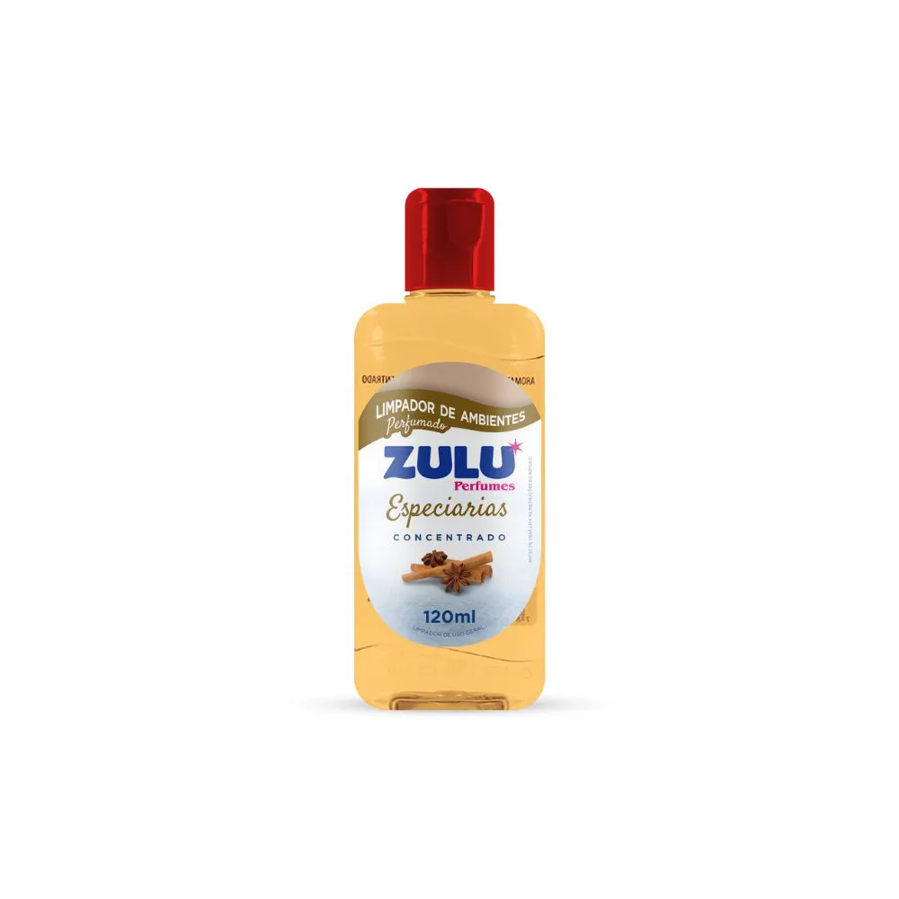 ZULU PERFUMES LIMPADOR CONCENTRADO ESPECIARIAS 120ML