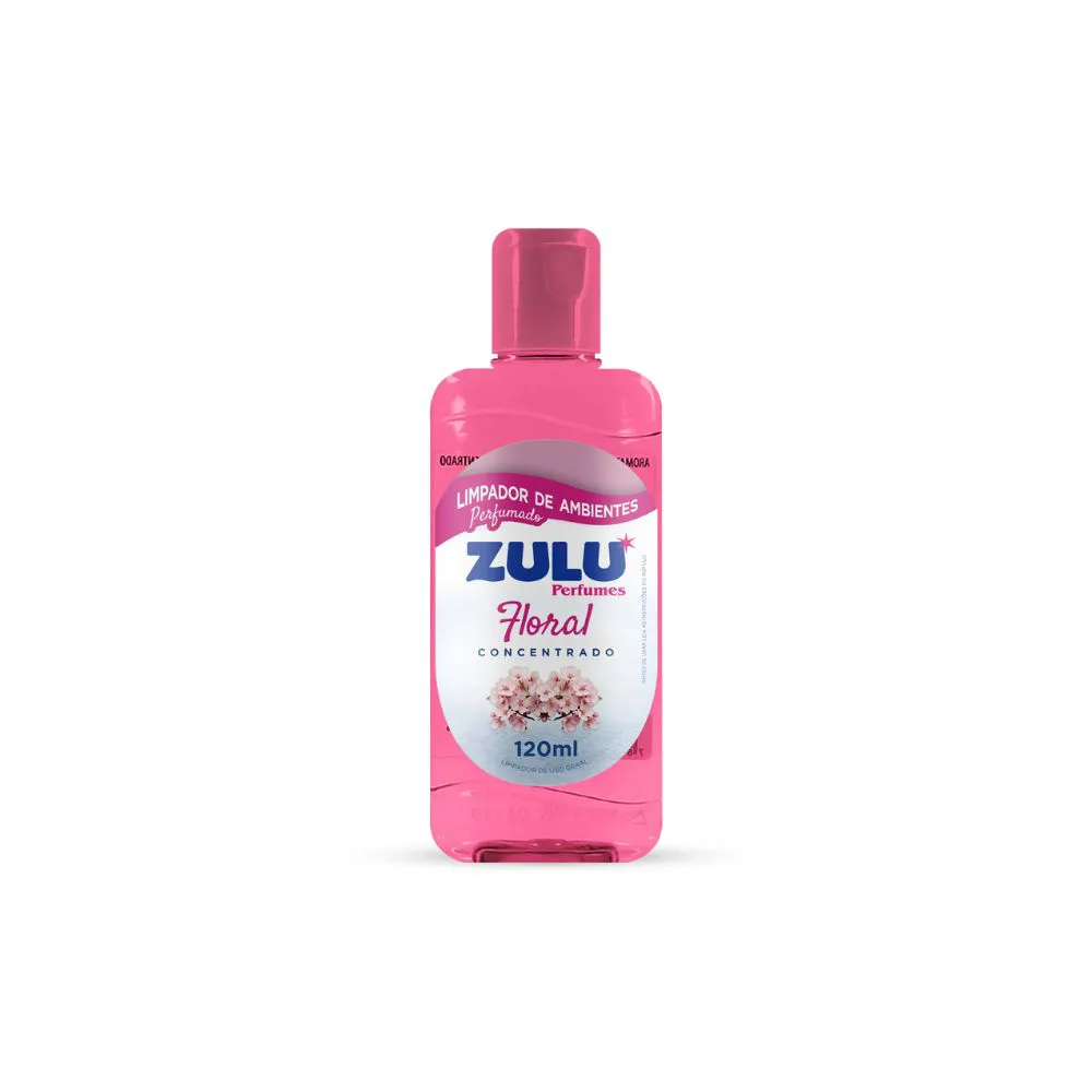 ZULU PERFUMES LIMPADOR CONCENTRADO FLORAL 120ML