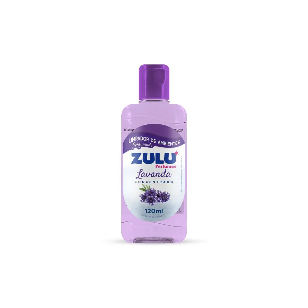 ZULU PERFUMES LIMPADOR CONCENTRADO LAVANDA 120ML